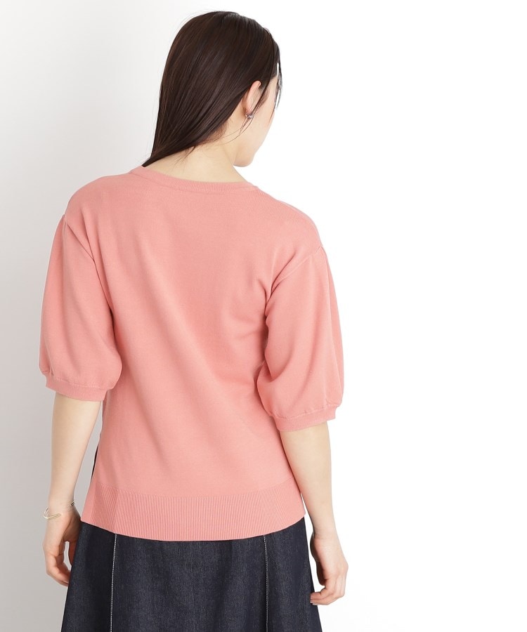 ザ ショップ ティーケー（ウィメン）(THE SHOP TK(Women))の【接触冷感/体型カバー】袖タック6分袖ニット/洗濯機OK/UVケア28