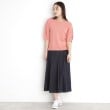 ザ ショップ ティーケー（ウィメン）(THE SHOP TK(Women))の【接触冷感/体型カバー】袖タック6分袖ニット/洗濯機OK/UVケア29