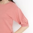 ザ ショップ ティーケー（ウィメン）(THE SHOP TK(Women))の【接触冷感/体型カバー】袖タック6分袖ニット/洗濯機OK/UVケア35