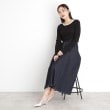 ザ ショップ ティーケー（ウィメン）(THE SHOP TK(Women))のラインリブプルオーバー【洗濯機OK】1