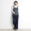 ザ ショップ ティーケー（ウィメン）(THE SHOP TK(Women))のジャカードデニムビスチェ【洗濯機OK】3