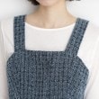 ザ ショップ ティーケー（ウィメン）(THE SHOP TK(Women))のジャカードデニムビスチェ【洗濯機OK】12