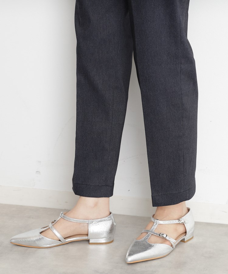 ザ ショップ ティーケー（ウィメン）(THE SHOP TK(Women))のハイパーストレッチテーパードパンツ【洗える】11