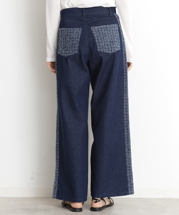ザ ショップ ティーケー（ウィメン）(THE SHOP TK(Women))の【セットアップ可】ジャカードデニムパンツ/洗える13