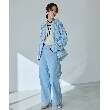 ザ ショップ ティーケー（ウィメン）(THE SHOP TK(Women))の【セットアップ可】ジャカードデニムパンツ/洗える1