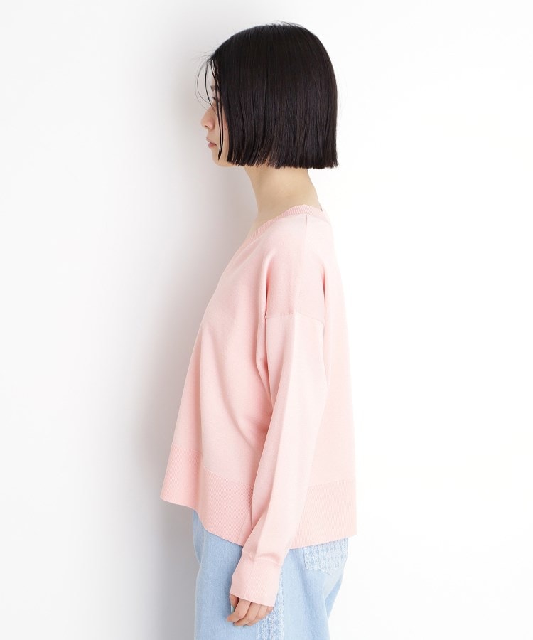 ザ ショップ ティーケー（ウィメン）(THE SHOP TK(Women))の【毛玉になりにくい】さらっとキレイVネックニット/洗濯機OK29