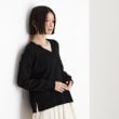 ザ ショップ ティーケー（ウィメン）(THE SHOP TK(Women))の【毛玉になりにくい】さらっとキレイVネックニット/洗濯機OK15