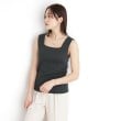 ザ ショップ ティーケー（ウィメン）(THE SHOP TK(Women))の【前後2WAY】スクエアリブタンク/洗える13