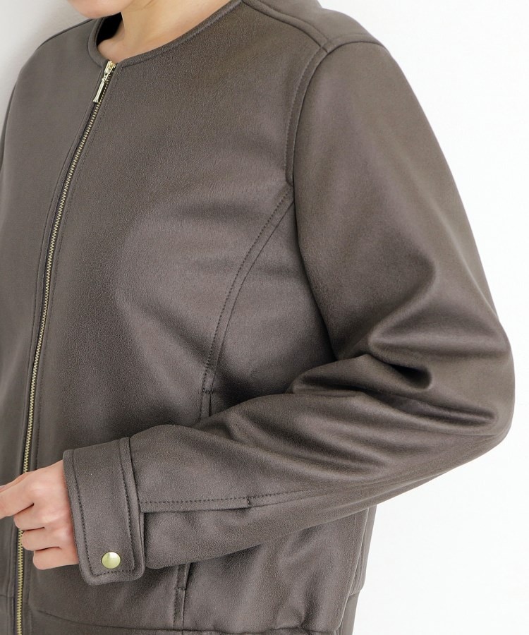 ザ ショップ ティーケー（ウィメン）(THE SHOP TK(Women))のノーカラーブルゾン13