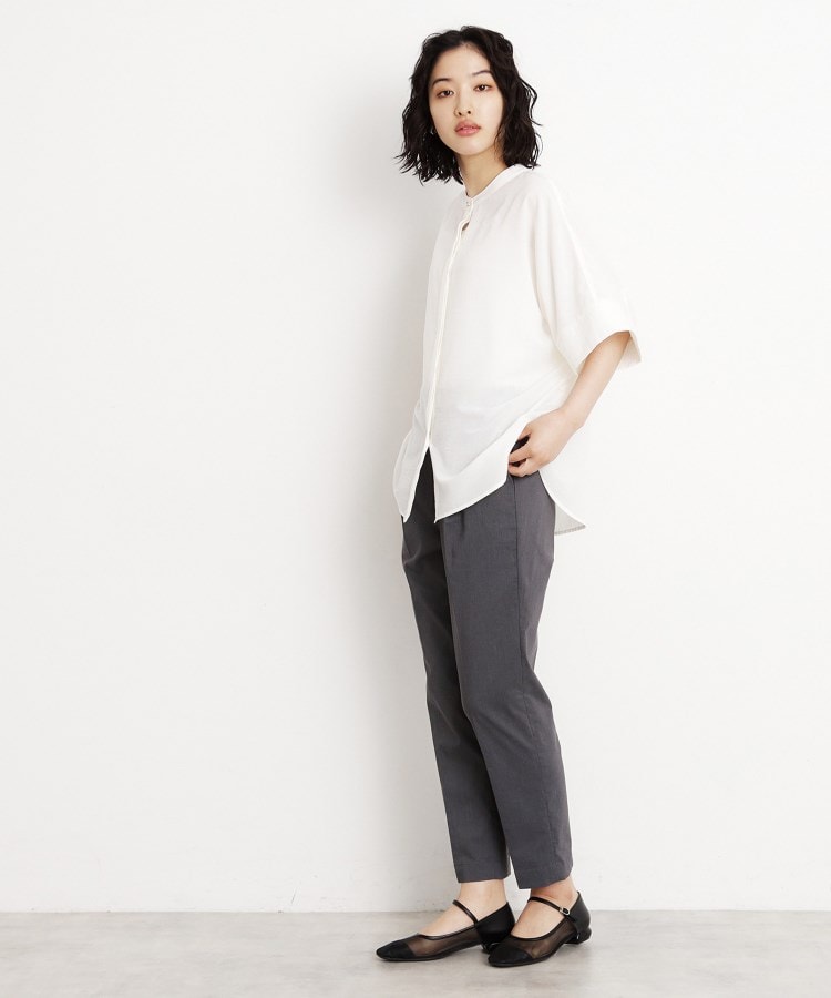 ザ ショップ ティーケー（ウィメン）(THE SHOP TK(Women))の【XS-XLサイズ/美シルエット】ハイパーストレッチテーパードパンツ/接触冷感/洗える3