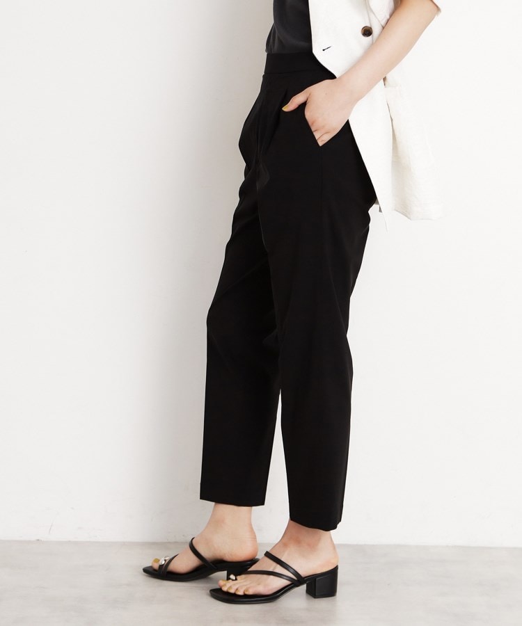 ザ ショップ ティーケー（ウィメン）(THE SHOP TK(Women))の【XS-XLサイズ/美シルエット】ハイパーストレッチテーパードパンツ/接触冷感/洗える5