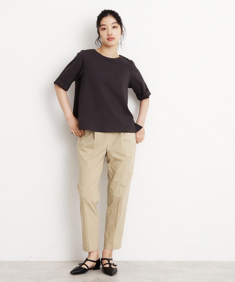 ザ ショップ ティーケー（ウィメン）(THE SHOP TK(Women))の【XS-XLサイズ/美シルエット】ハイパーストレッチテーパードパンツ/接触冷感/洗える10