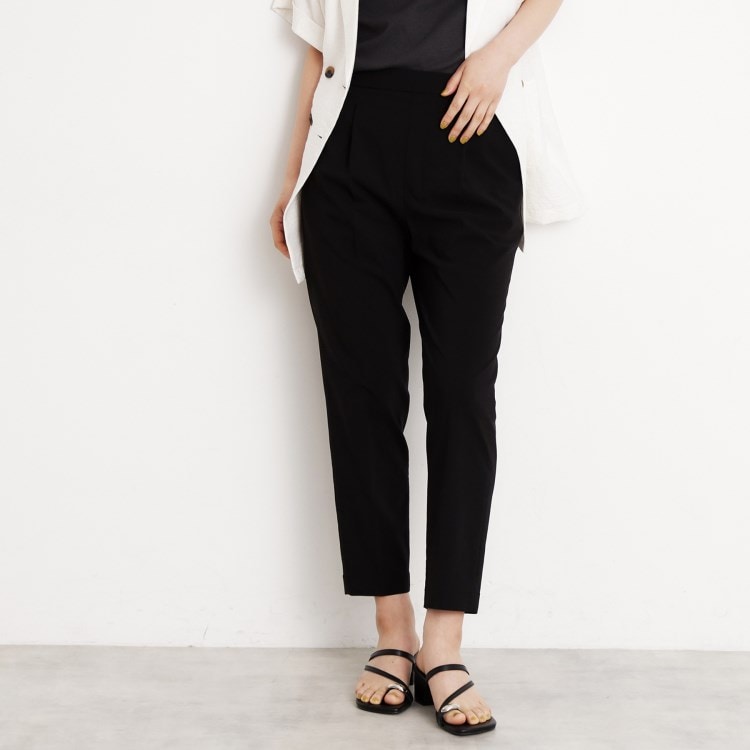 ザ ショップ ティーケー（ウィメン）(THE SHOP TK(Women))の【XS-XLサイズ/美シルエット】ハイパーストレッチテーパードパンツ/接触冷感/洗える 6～9分丈パンツ