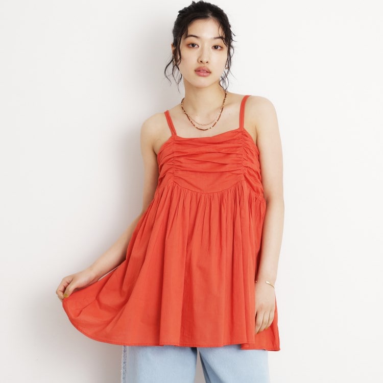 ザ ショップ ティーケー（ウィメン）(THE SHOP TK(Women))のギャザーチュニック【洗える】 チュニック