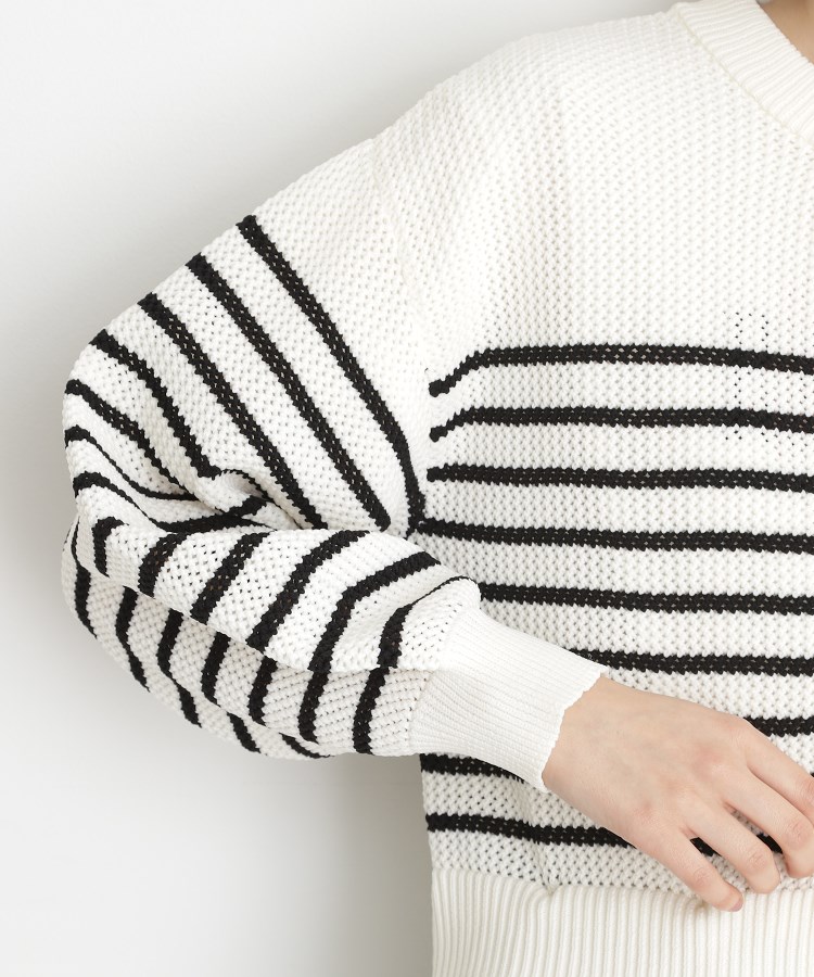 ザ ショップ ティーケー（ウィメン）(THE SHOP TK(Women))の布帛ドッキングメッシュカーデ22