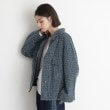 ザ ショップ ティーケー（ウィメン）(THE SHOP TK(Women))のジャカードデニムジャケット【洗える】16