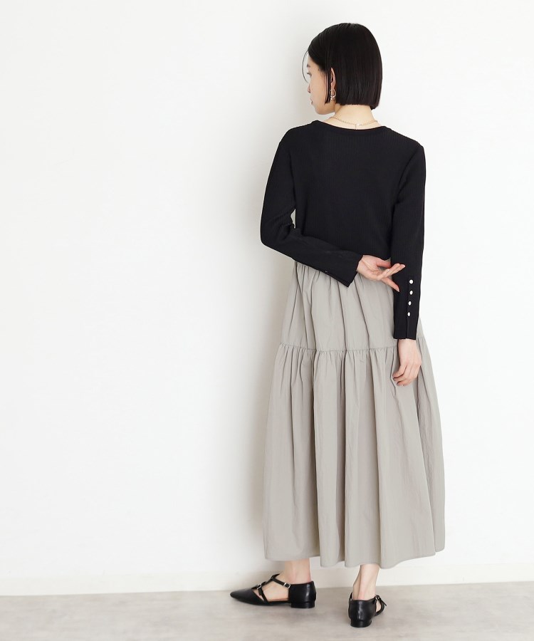 ザ ショップ ティーケー（ウィメン）(THE SHOP TK(Women))のニットドッキングワンピース【洗える】7