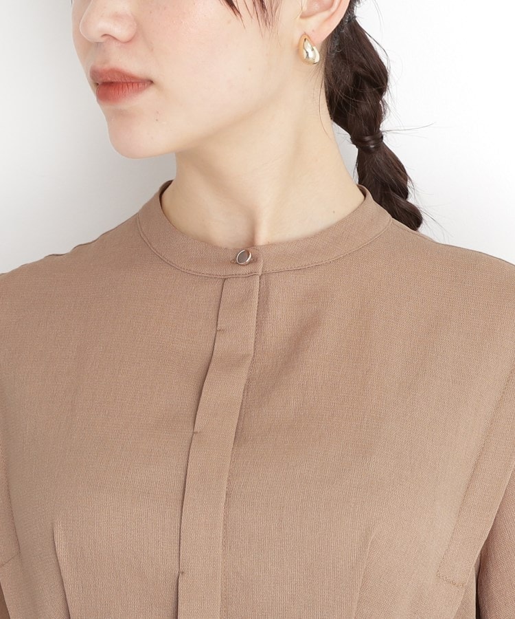 ザ ショップ ティーケー（ウィメン）(THE SHOP TK(Women))の麻調メッシュワンピース【洗える】18