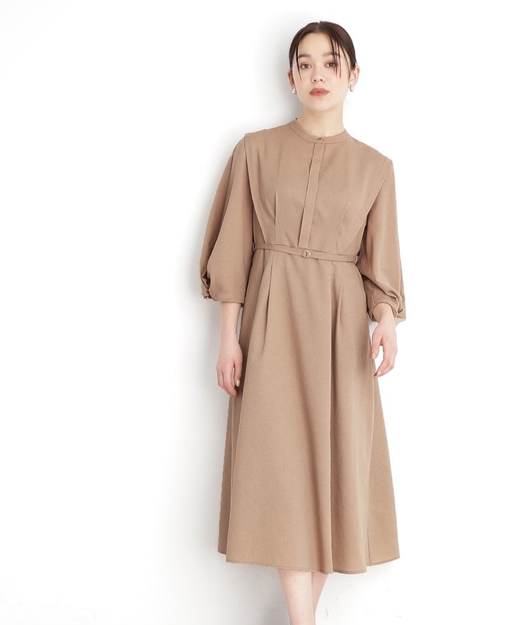 ザ ショップ ティーケー（ウィメン）(THE SHOP TK(Women))の麻調メッシュワンピース【洗える】11