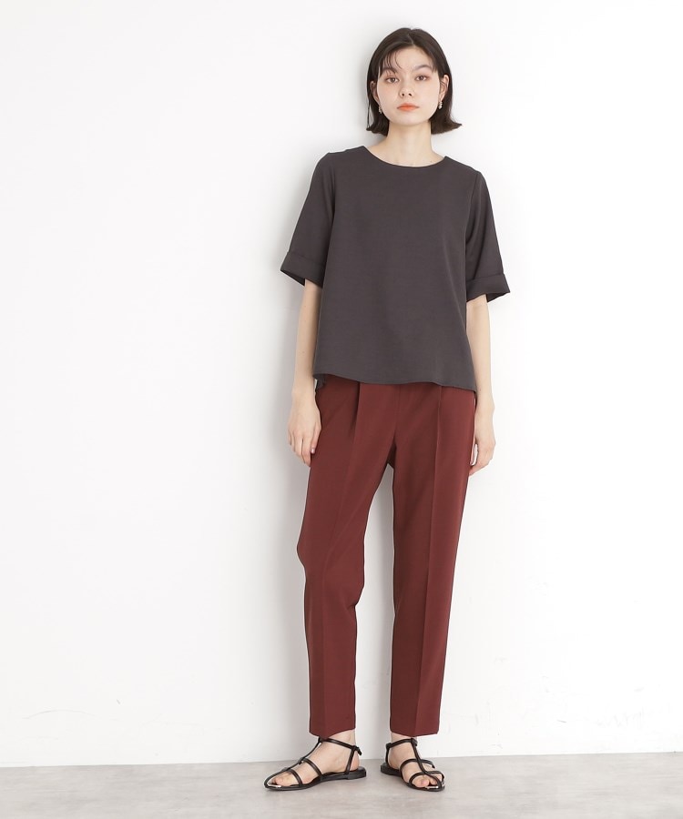 ザ ショップ ティーケー（ウィメン）(THE SHOP TK(Women))の麻調ブラウス【シワになりにくい/洗える】20