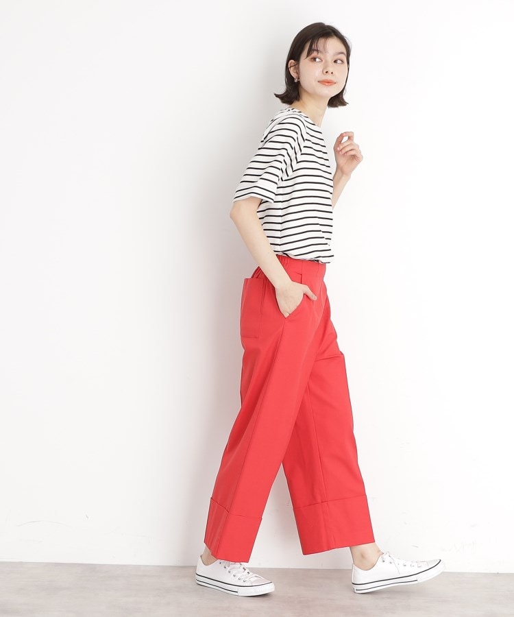 ザ ショップ ティーケー（ウィメン）(THE SHOP TK(Women))の麻調ブラウス【シワになりにくい/洗える】29