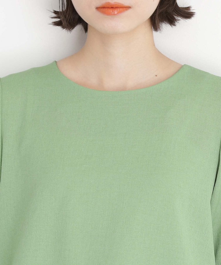 ザ ショップ ティーケー（ウィメン）(THE SHOP TK(Women))の麻調ブラウス【シワになりにくい/洗える】34