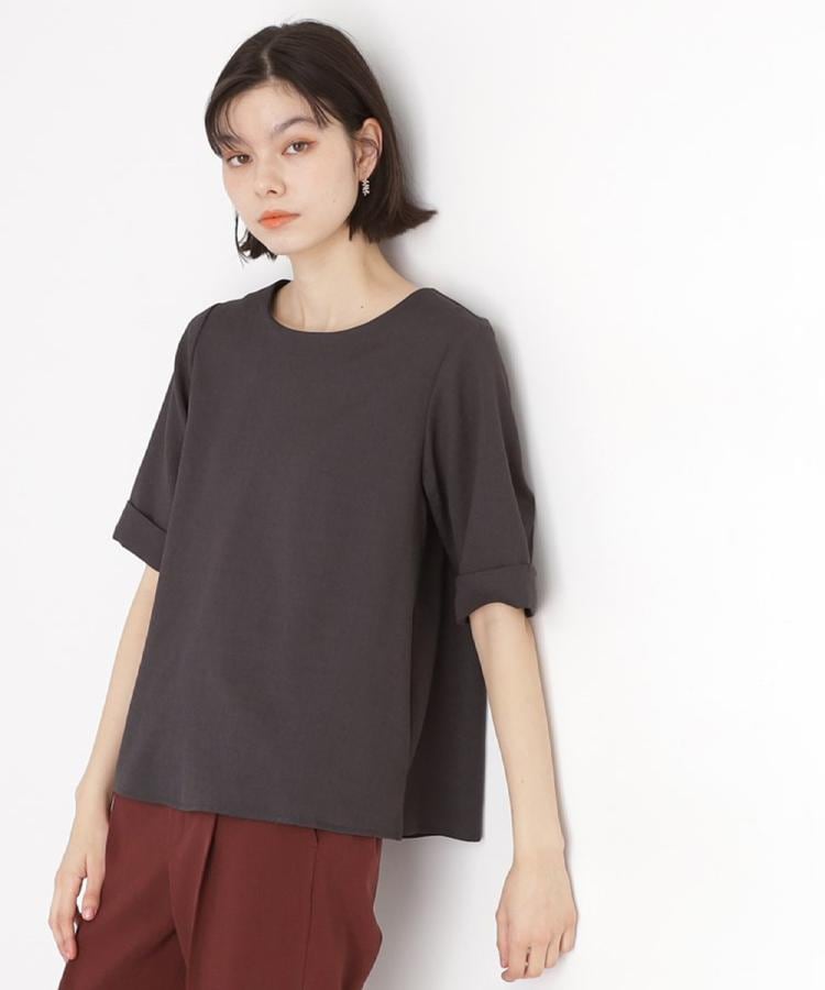 ザ ショップ ティーケー（ウィメン）(THE SHOP TK(Women))の麻調ブラウス【シワになりにくい/洗える】17