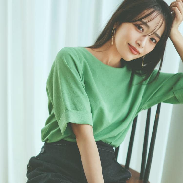 ザ ショップ ティーケー（ウィメン）(THE SHOP TK(Women))の麻調ブラウス【シワになりにくい/洗える】 シャツ・ブラウス