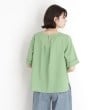 ザ ショップ ティーケー（ウィメン）(THE SHOP TK(Women))の麻調ブラウス【シワになりにくい/洗える】9