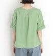 ザ ショップ ティーケー（ウィメン）(THE SHOP TK(Women))の麻調ブラウス【シワになりにくい/洗える】33