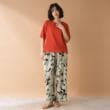 ザ ショップ ティーケー（ウィメン）(THE SHOP TK(Women))の麻調ブラウス【シワになりにくい/洗える】3