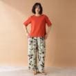 ザ ショップ ティーケー（ウィメン）(THE SHOP TK(Women))の麻調ブラウス【シワになりにくい/洗える】4