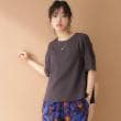 ザ ショップ ティーケー（ウィメン）(THE SHOP TK(Women))の麻調ブラウス【シワになりにくい/洗える】5