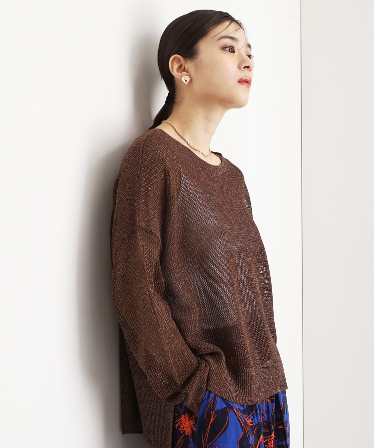 ザ ショップ ティーケー（ウィメン）(THE SHOP TK(Women))のラメメッシュニット11