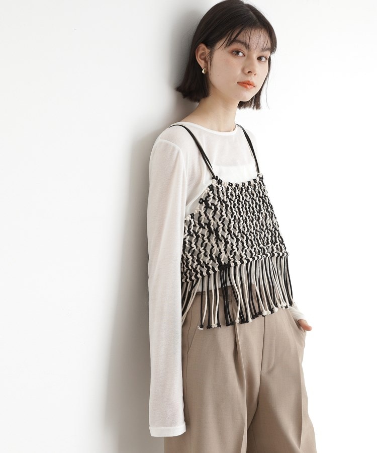 ザ ショップ ティーケー（ウィメン）(THE SHOP TK(Women))のマクラメビスチェ8