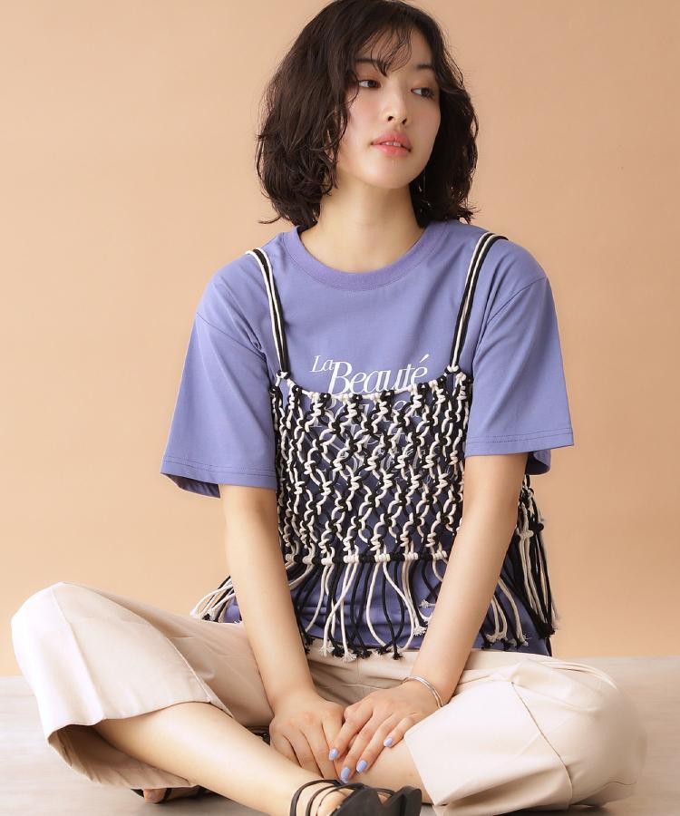 ザ ショップ ティーケー（ウィメン）(THE SHOP TK(Women))のマクラメビスチェ4