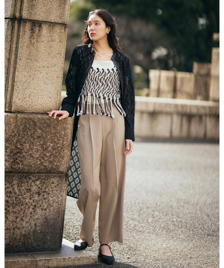 ザ ショップ ティーケー（ウィメン）(THE SHOP TK(Women))のマクラメビスチェ2