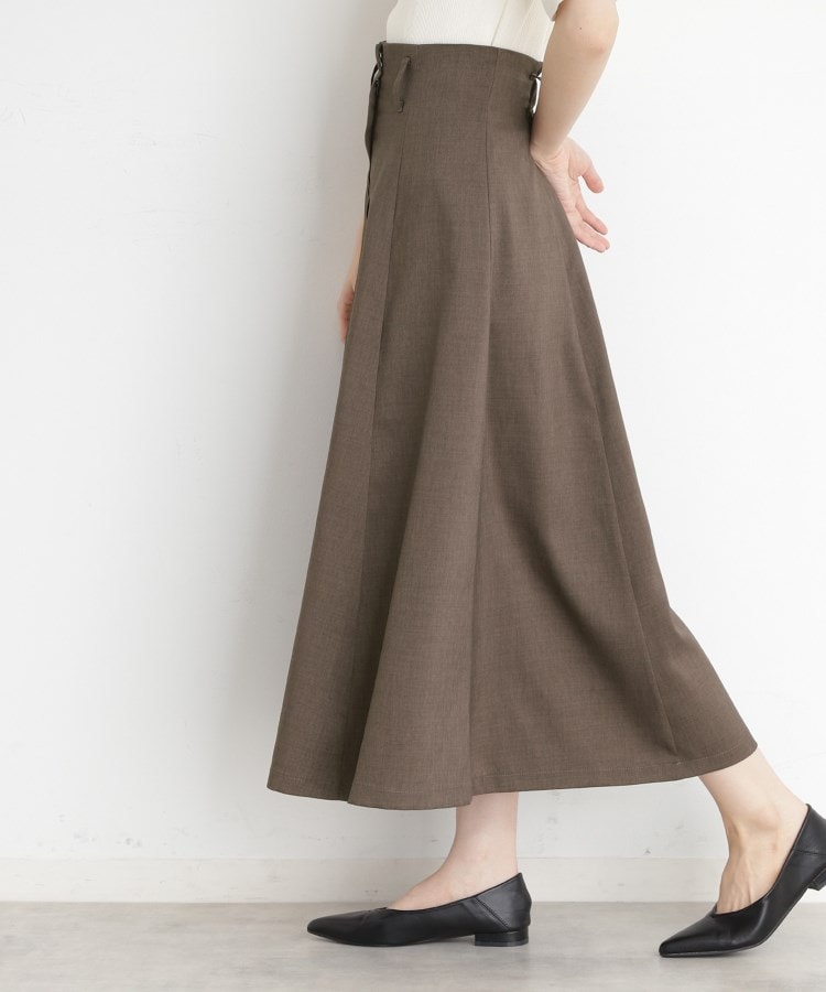 ザ ショップ ティーケー（ウィメン）(THE SHOP TK(Women))のフラップベルト付きスカート【洗える】8