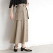 ザ ショップ ティーケー（ウィメン）(THE SHOP TK(Women))のフラップベルト付きスカート【洗える】1