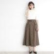 ザ ショップ ティーケー（ウィメン）(THE SHOP TK(Women))のフラップベルト付きスカート【洗える】9