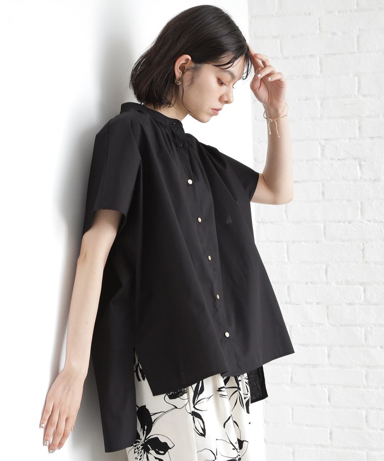 ザ ショップ ティーケー（ウィメン）(THE SHOP TK(Women))の袖ギャザーブラウス【洗濯機OK】6