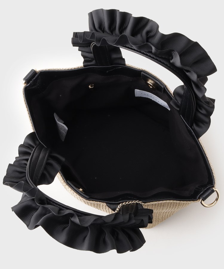 ザ ショップ ティーケー（ウィメン）(THE SHOP TK(Women))の雑材フリルハンドバッグ7