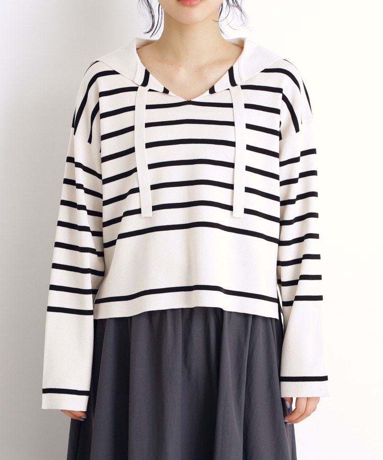 ザ ショップ ティーケー（ウィメン）(THE SHOP TK(Women))のセーラーカラートップス【洗える】9