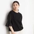 ザ ショップ ティーケー（ウィメン）(THE SHOP TK(Women))の袖シャーリングシアープルオーバー【洗濯機OK】7