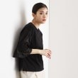 ザ ショップ ティーケー（ウィメン）(THE SHOP TK(Women))の袖シャーリングシアープルオーバー【洗濯機OK】8