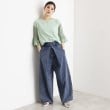 ザ ショップ ティーケー（ウィメン）(THE SHOP TK(Women))の袖シャーリングシアープルオーバー【洗濯機OK】12