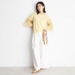 ザ ショップ ティーケー（ウィメン）(THE SHOP TK(Women))の袖シャーリングシアープルオーバー【洗濯機OK】16
