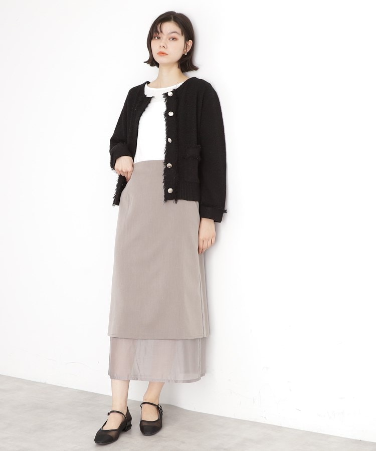ザ ショップ ティーケー（ウィメン）(THE SHOP TK(Women))の【通勤/新生活】ノーカラーカーディガン/洗える7
