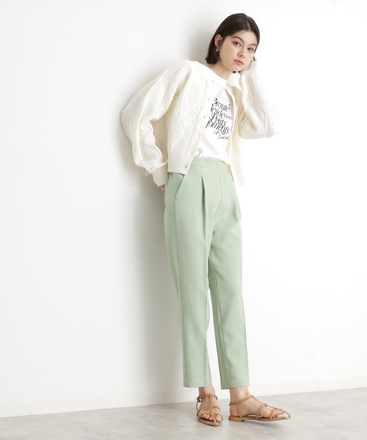 ザ ショップ ティーケー（ウィメン）(THE SHOP TK(Women))のレース編みカーディガン【前後2WAY】3