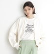 ザ ショップ ティーケー（ウィメン）(THE SHOP TK(Women))のレース編みカーディガン【前後2WAY】 オフホワイト(003)